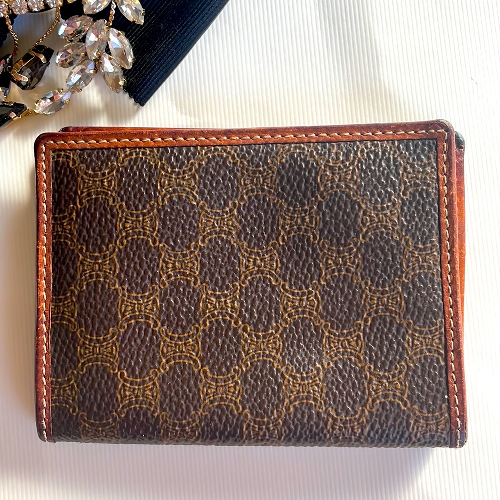 Vintage Celine Macadam card holder EUC